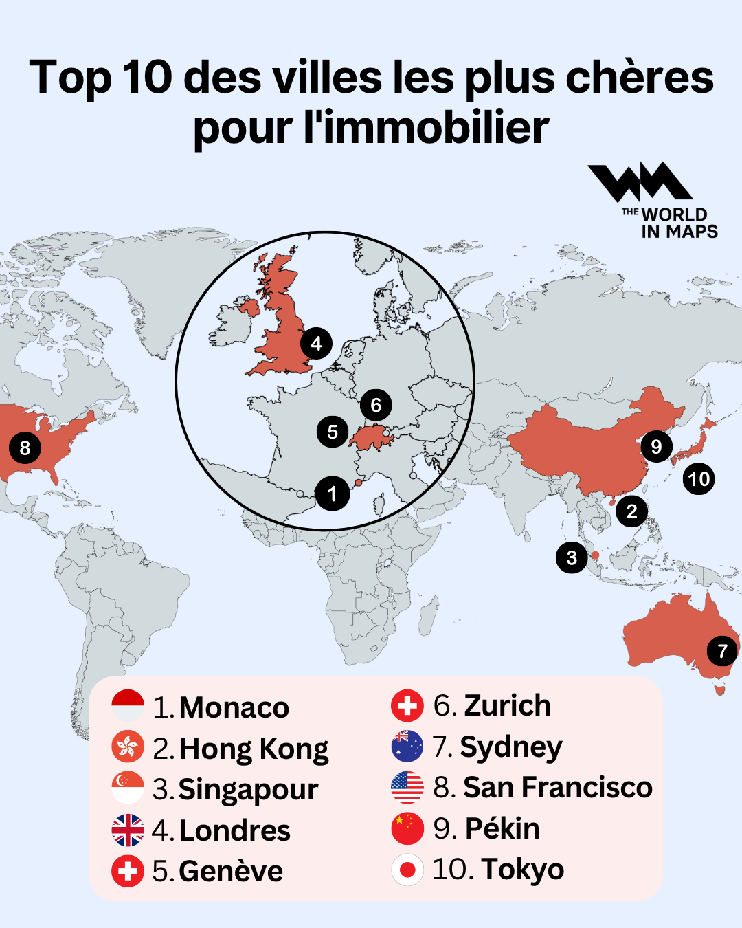 Immobilier de luxe : où un million de dollars achète le moins de mètres carrés