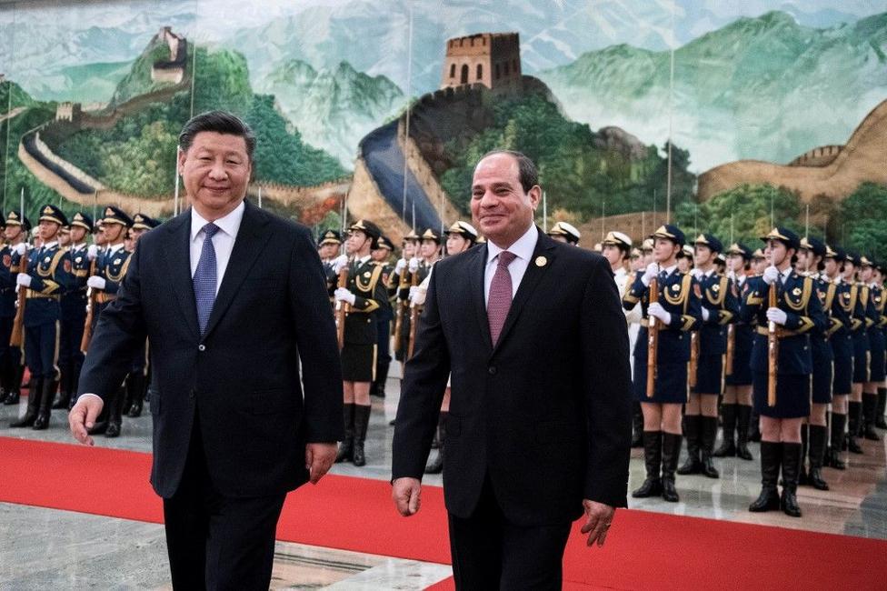 Xi Jinping Al-Sissi AFP