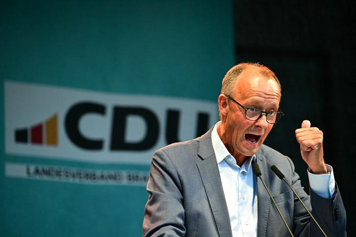 Friedrich Merz, chef du parti conservateur allemand de l'Union chrétienne-démocrate (CDU), le 4 septembre 2024.