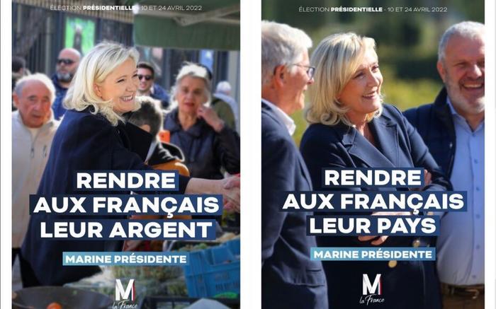 affiches Marine Le Pen