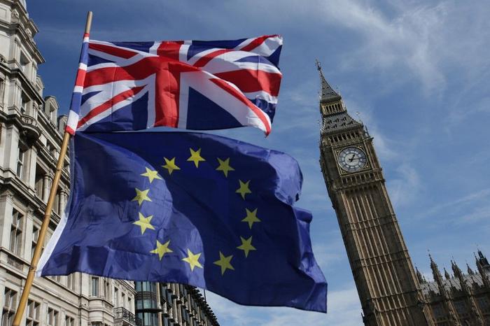 Brexit Londres drapeaux Big Ben AFP