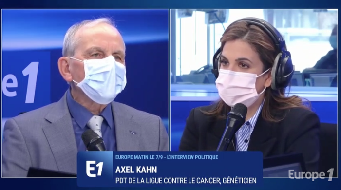 Axel Kahn europe 1 18 mars