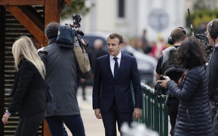 Macron à Berd'huis