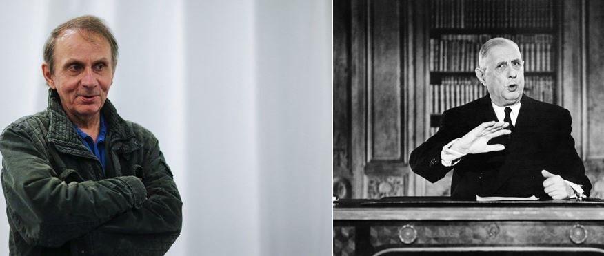 Michel Houellebecq général de Gaulle AFP