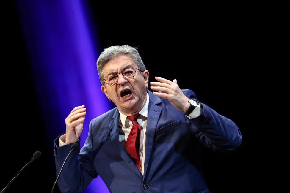Le fondateur du parti de gauche français La France insoumise (LFI), Jean-Luc Mélenchon, s’exprime lors d’un meeting de campagne à Lille, dans le nord de la France, le 19 mars 2026, en amont du second tour des élections municipales de 2026. (Image d'illustration)