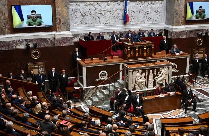 Volodymyr Zelensky Assemblée nationale AFP