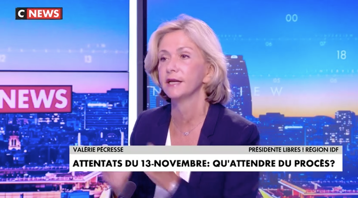 Valérie Pécresse CNews 7 septembre
