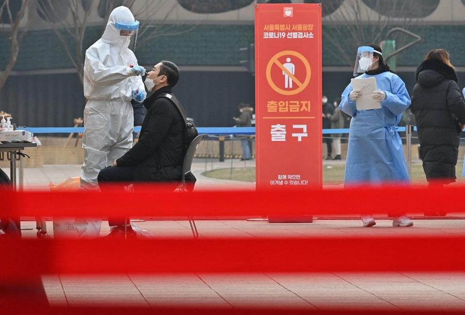 Corée du Sud Covid-19 test AFP