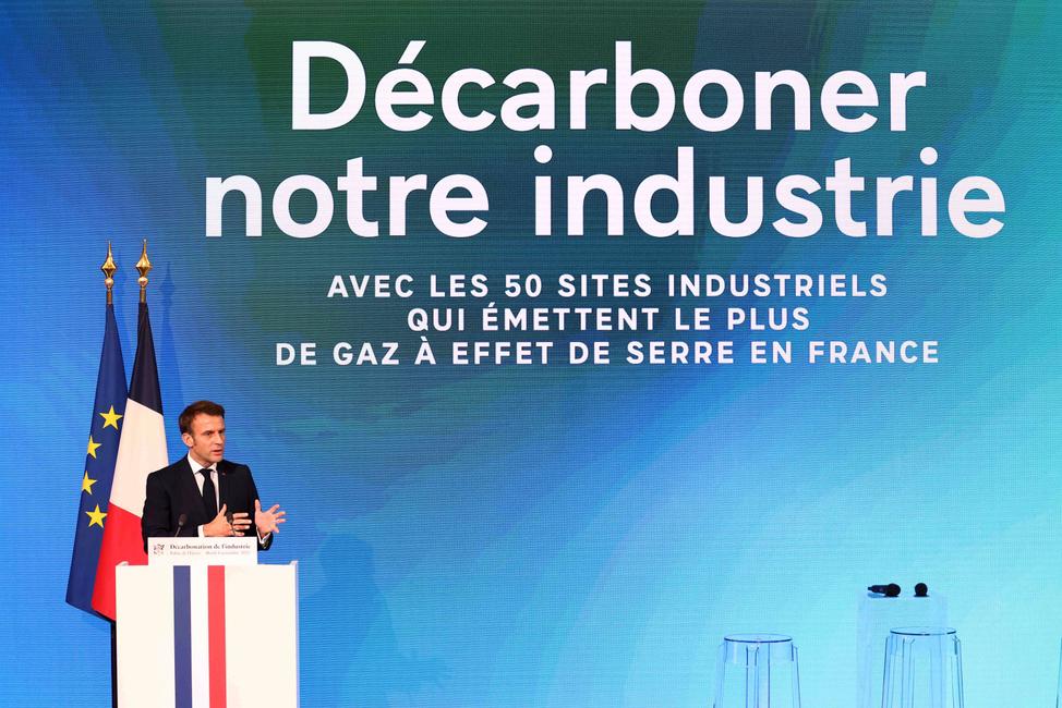 Emmanuel Macron environnement industrie AFP