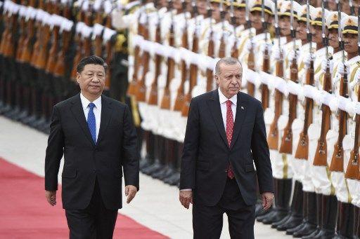 Erdogan Jinping - AFP