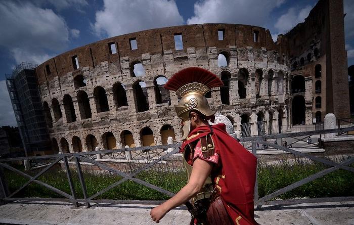 Rome centurion Colisée AFP