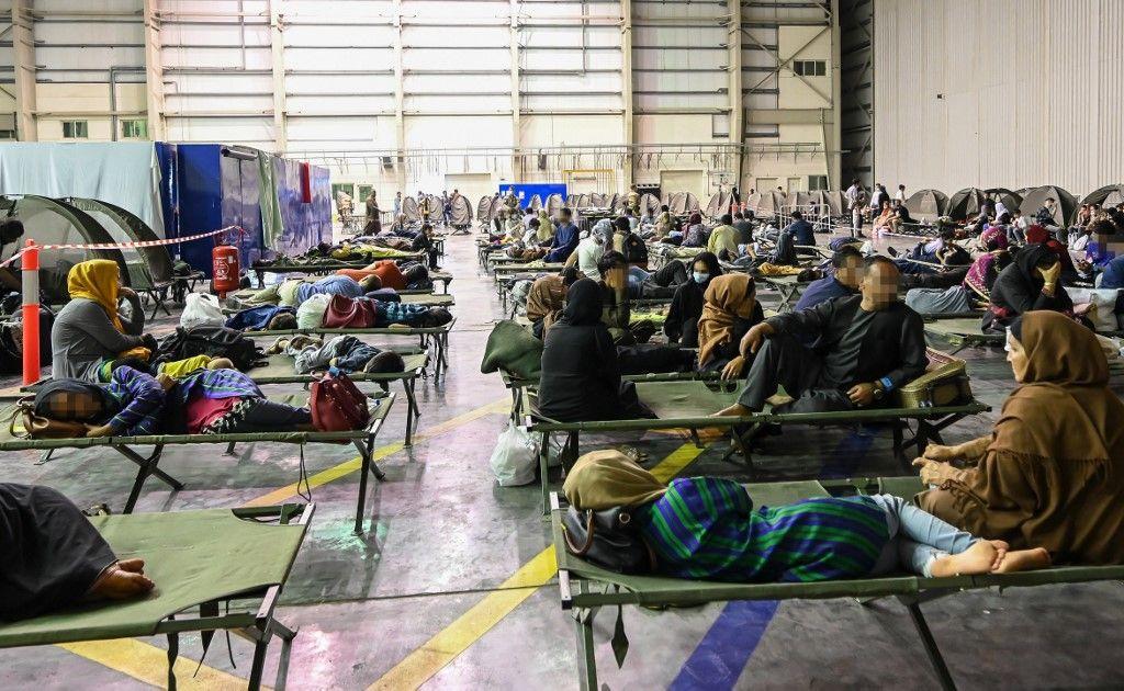 réfugiés afghans évacuations AFP