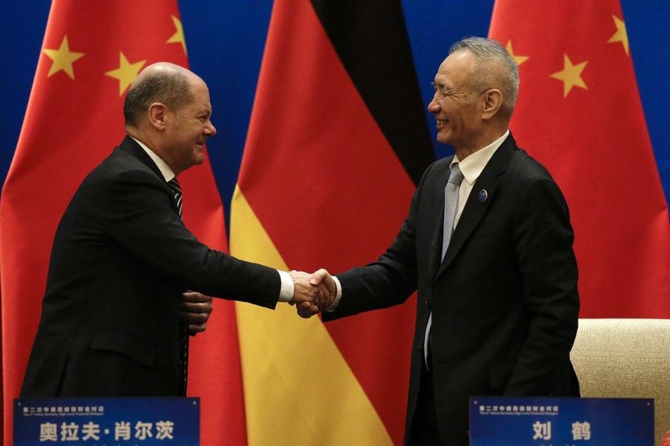 Chine Allemagne Olaf Scholz AFP