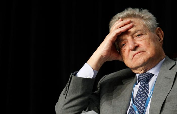 Le milliardaire juif américain, rescapé de la Shoah et philanthrope, George Soros.