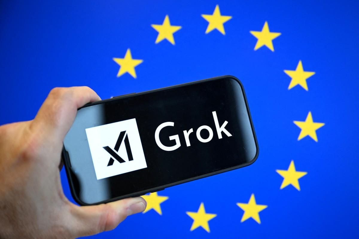 Le logo de Grok.