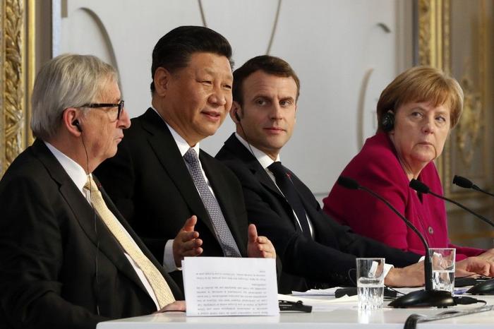 Xi Jinping Macron Merkel Junker