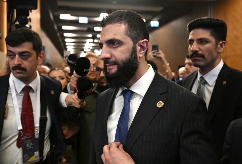 Ahmed al-Charaa, président Syrien de transition.