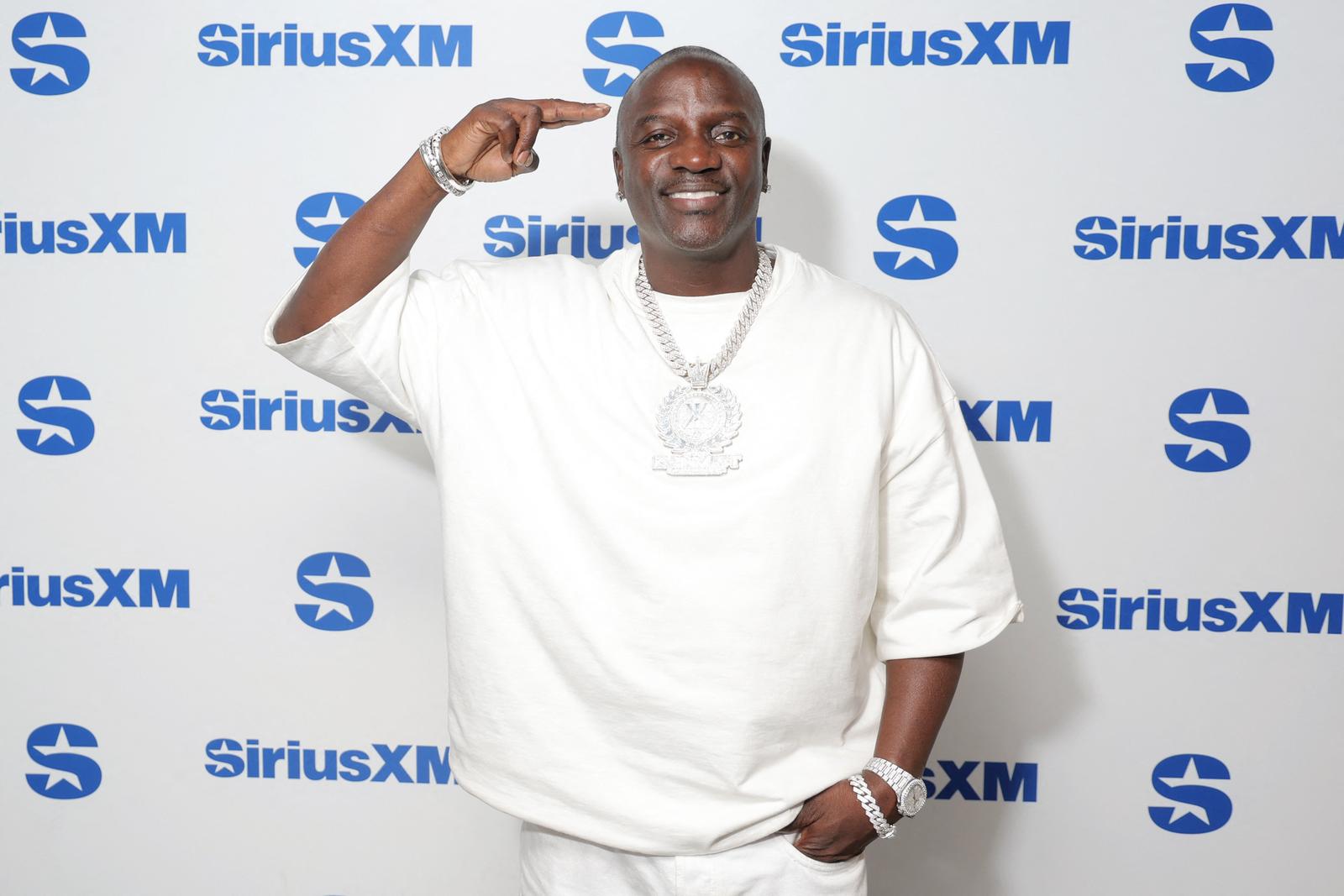 Le chanteur américain d'origine sénégalaise Akon, en 2024. Michael Loccisano/Getty Images/AFP (Photo by Michael loccisano / GETTY IMAGES NORTH AMERICA / Getty Images via AFP)