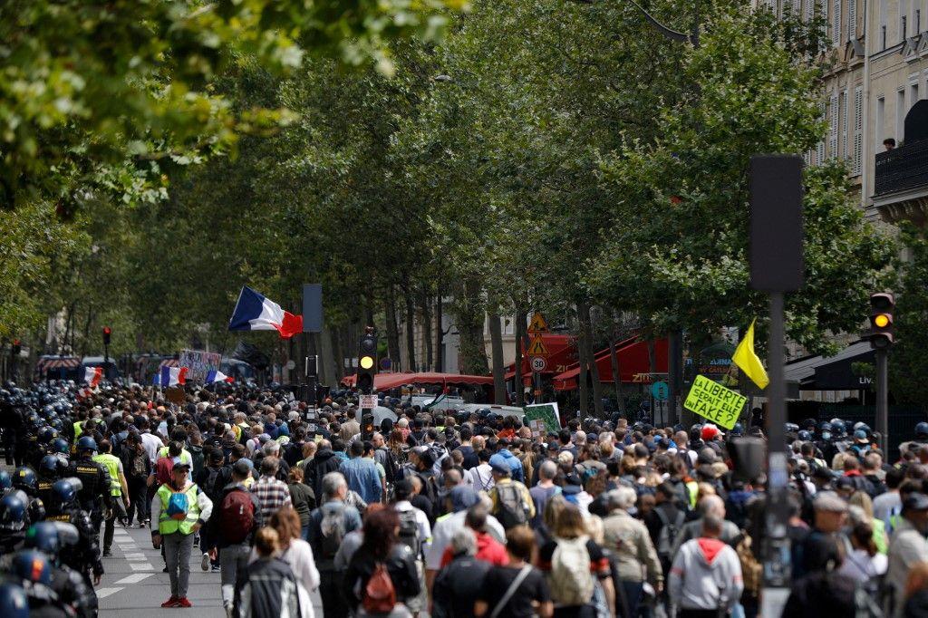 manifestation Paris 7 août - AFP