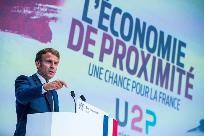 Emmanuel Macron entreprise AFP