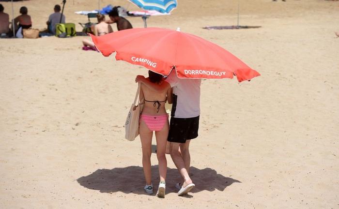 chaleur canicule plage AFP