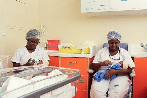 bébés maternité Mayotte - AFP