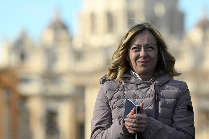 Giorgia Meloni à Rome, le 23 décembre 2024.