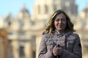 Giorgia Meloni à Rome, le 23 décembre 2024.