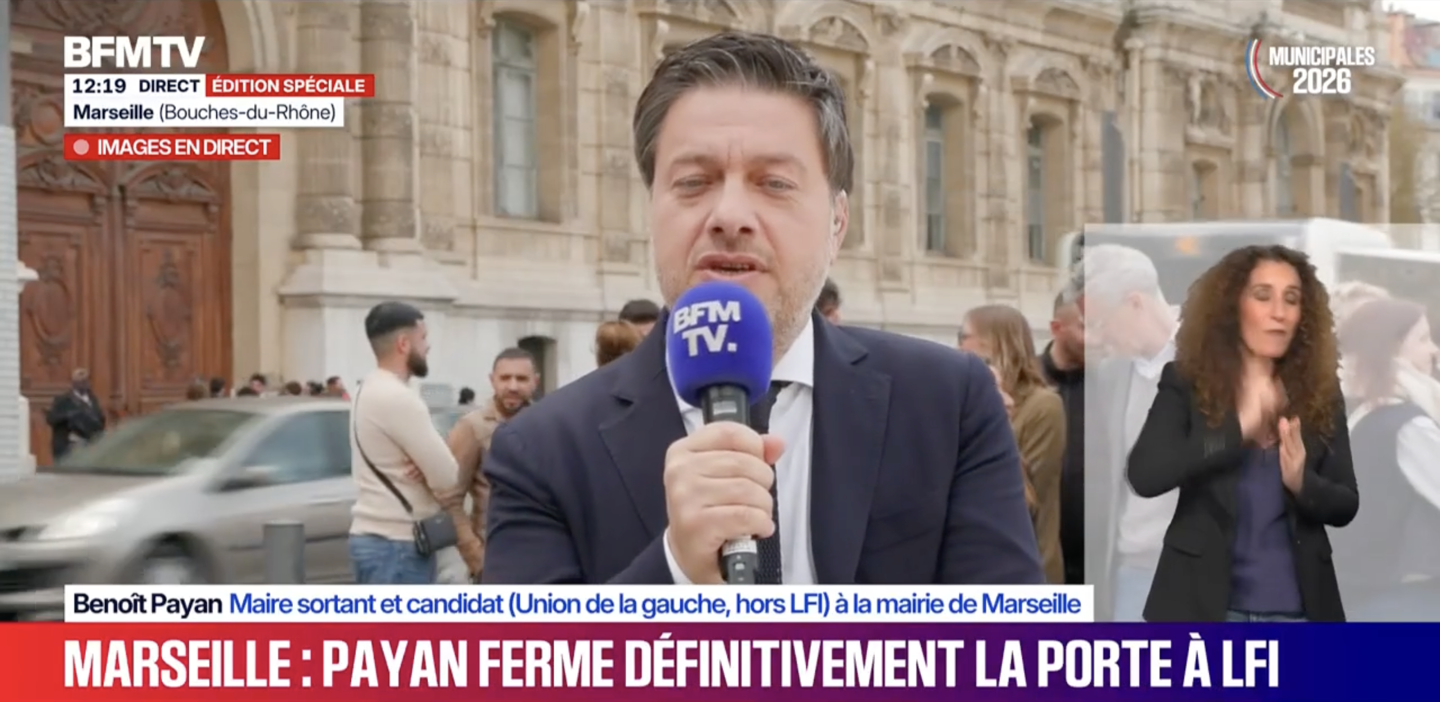 Municipales 2026 : Benoît Payan rejette une alliance avec LFI à Marseille