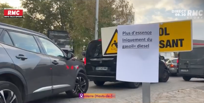 Pénurie d'essence