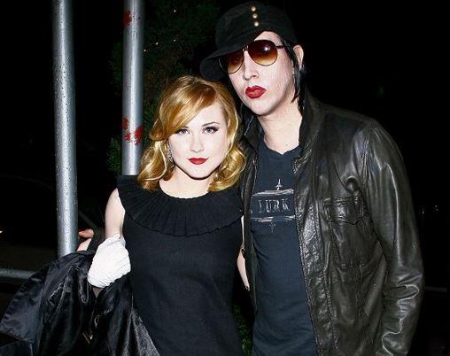 Marilyn Manson Evan Rachel Wood AFP