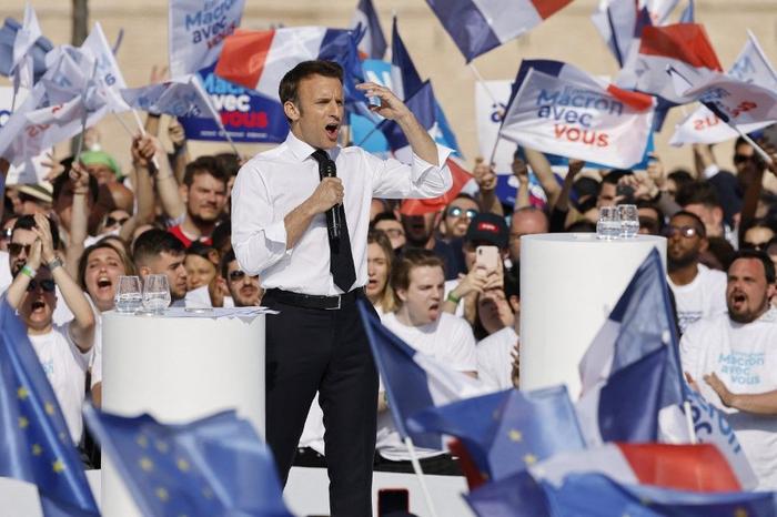 Emmanuel Macron campagne AFP