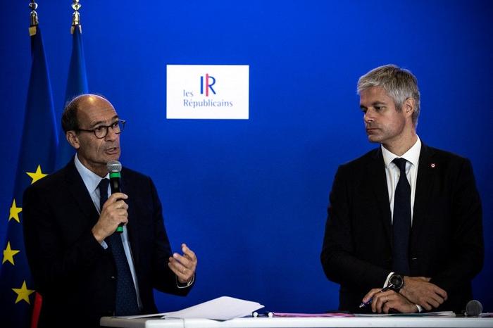 Les Républicains Eric Woerth Laurent Wauquiez AFP