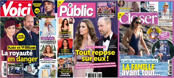 "Voici", "Public", "Closer".