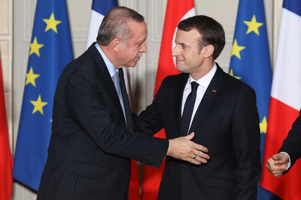 Recep Tayyip Erdogan Emmanuel Macron AFP