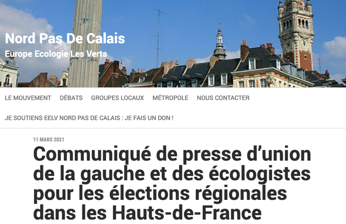 Union de la gauche dans les Hauts de France