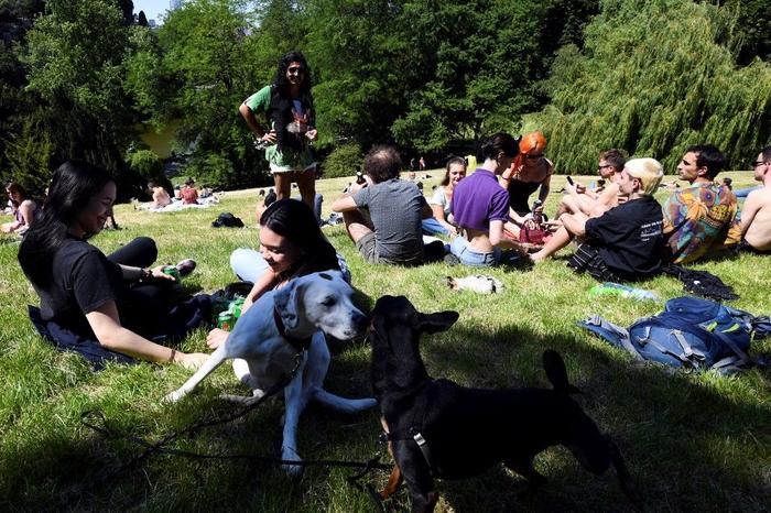 Buttes-Chaumont parc AFP