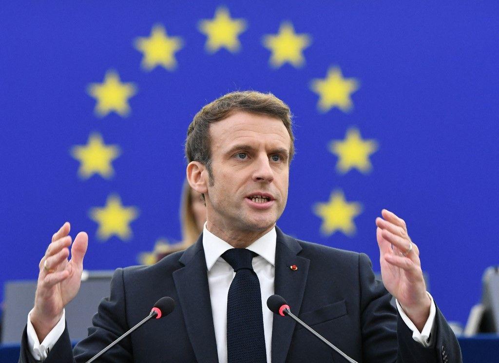 Emmanuel Macron Europe AFP
