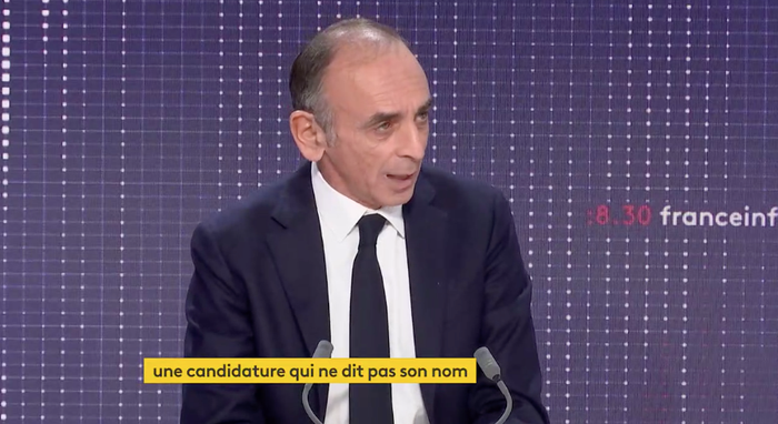 Eric Zemmour France info