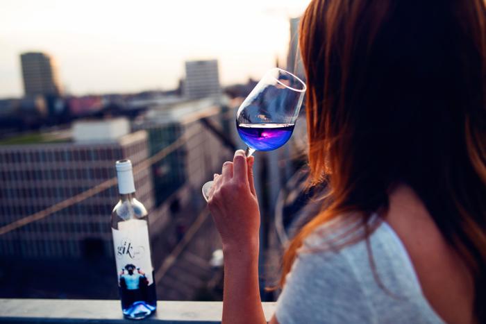 Le vin bleu espagnol de chez Gïk
