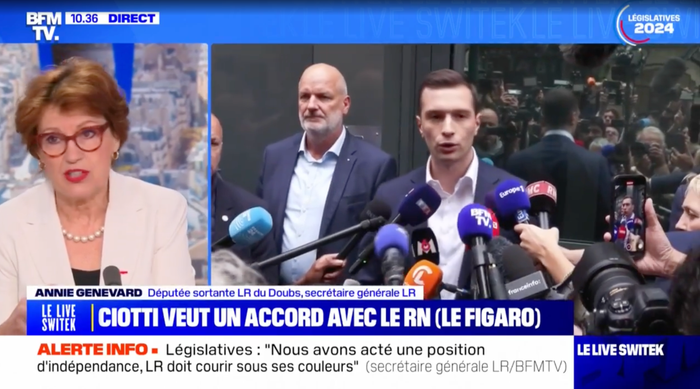 Annie Genevard sur BFMTV