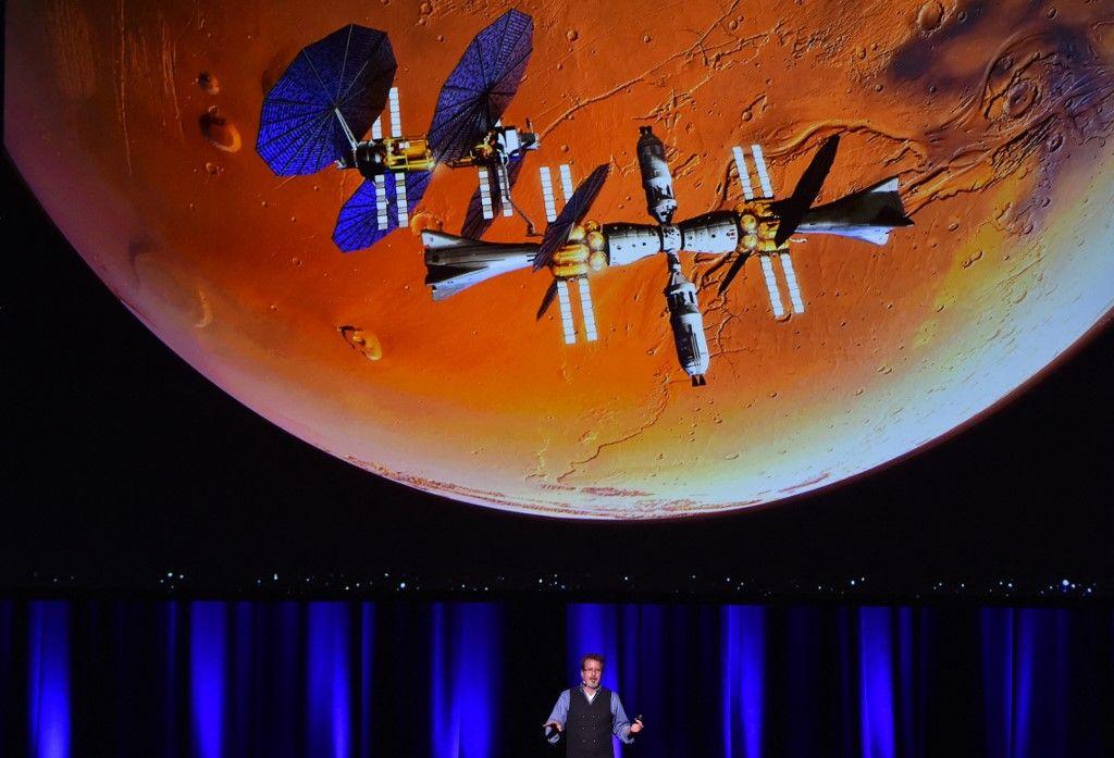 Mars planète rouge AFP