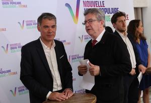 Olivier Faure Jean-Luc Mélenchon AFP