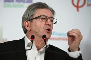 Jean-Luc Mélenchon portrait AFP