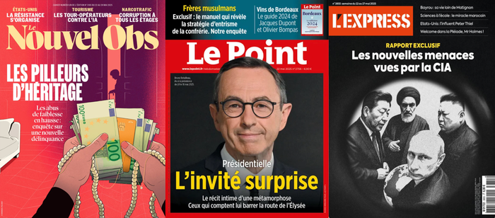 À la Une de vos hebdos cette semaine