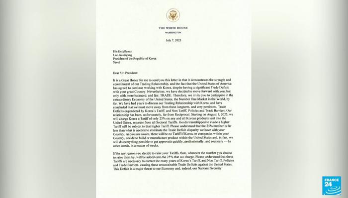 Donald Trump a écrit à plusieurs pays asiatiques pour leur signifier une hausse des droits de douanes aux exportations vers les Etats-Unis.