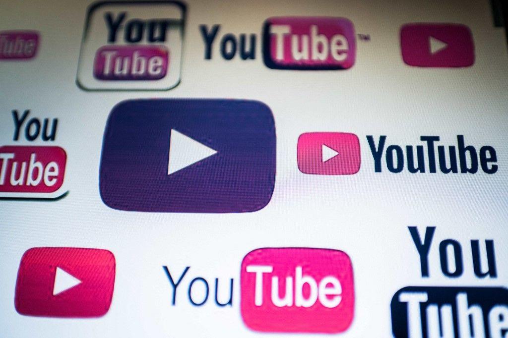 Youtube logo AFP