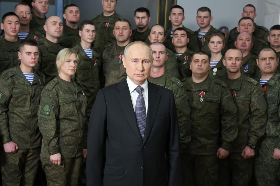 Vladimir Poutine soldats AFP