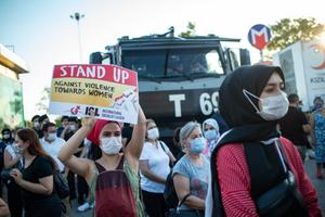 Convention d'Istanbul manifestation femmes AFP