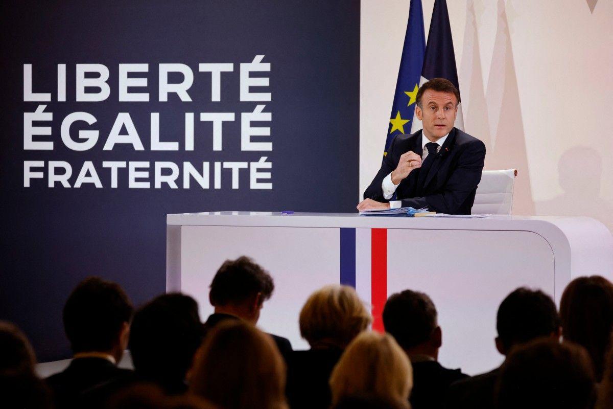 Emmanuel Macron conférence de presse AFP